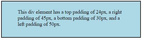 padding all sides